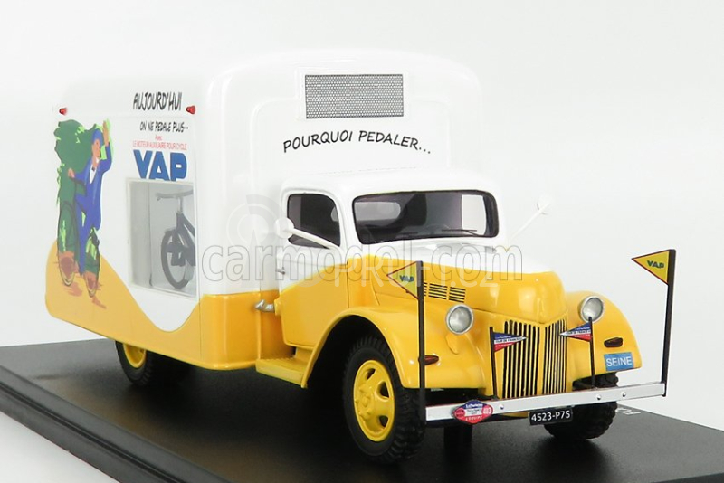 Perfex Ford usa Truck Van Poissy Vap Tdf 1951 1:43 Žlutá Bílá