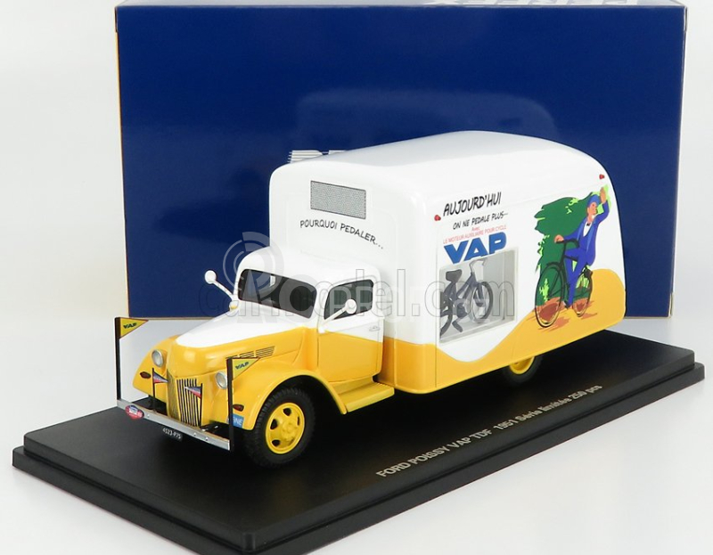 Perfex Ford usa Truck Van Poissy Vap Tdf 1951 1:43 Žlutá Bílá