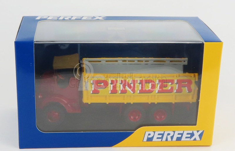 Perfex GMC 353 Afkwx Truck Circus Pinder 3-assi 1944 1:43 Červená Žlutá