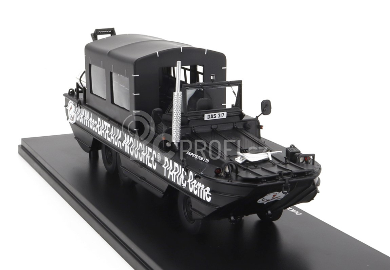 Perfex GMC Dukw Cckw 353 Truck Boat Bateaux Mouches Paris Anfibio Gommato 3-assi 1965 1:43 Black