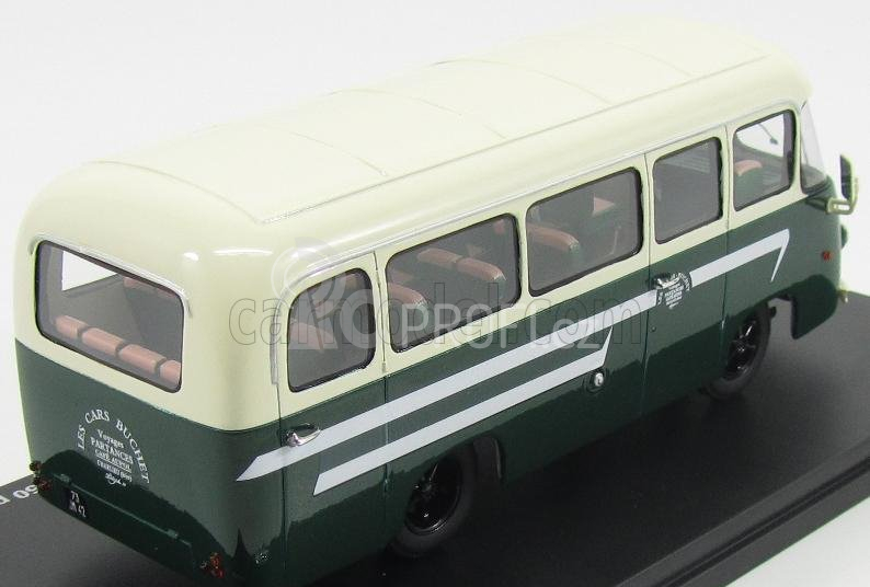 Perfex Renault Galion Autobus Heuliez Les Cars Buchet 1968 1:43 Zelená Bílá