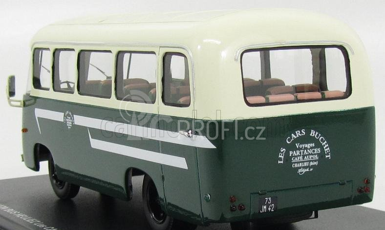 Perfex Renault Galion Autobus Heuliez Les Cars Buchet 1968 1:43 Zelená Bílá