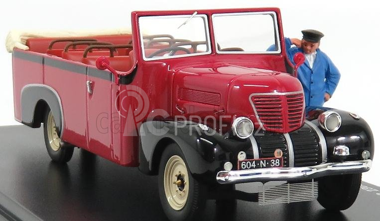 Perfex Rochet-schneider 23000 Chaboud Torpedo Ouvert Autobus Open 1937 1:43 Červená Černá