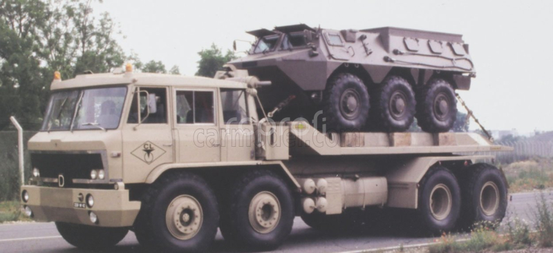 Perfex Willeme T40a Tractor Truck 8x8 Tidelium Trasporto Carri Tank Transports (porte-char Creusot-loire Industrie) 4-assi 1983 1:43 Vojenský Písek
