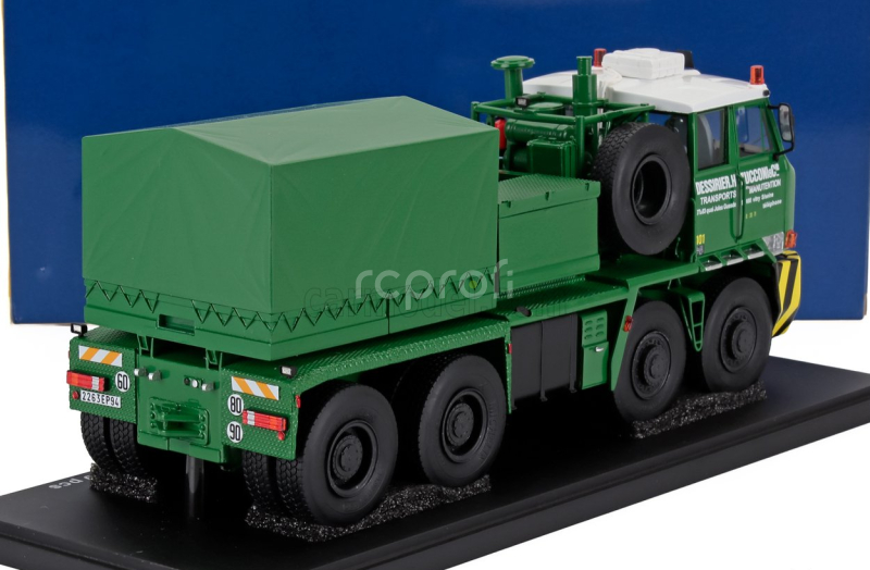 Perfex Willeme Tg250 Truck Dessirier & Zucconi Transport 4-assi 1962 1:43 Zelená