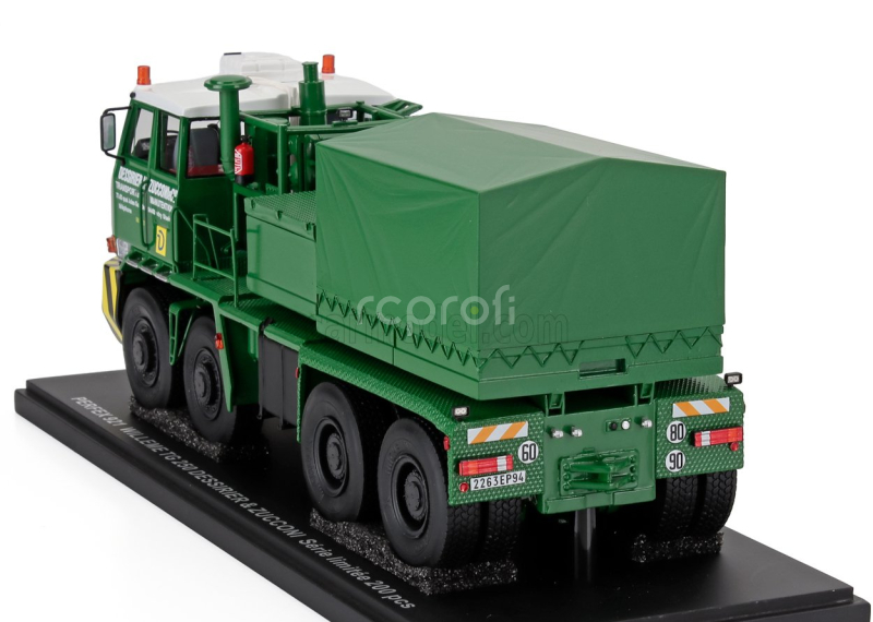 Perfex Willeme Tg250 Truck Dessirier & Zucconi Transport 4-assi 1962 1:43 Zelená