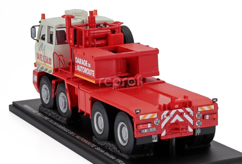 Perfex Willeme Tg250 Truck Garage De L'autoroute Transport 4-assi 1962 1:43 Světle Šedá Červená