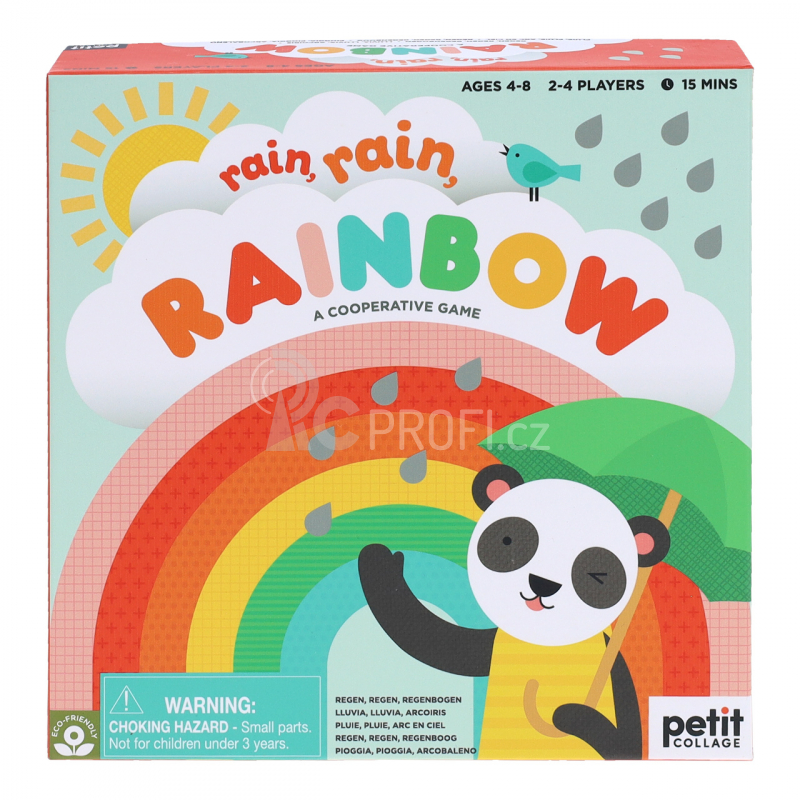 Petit Collage Kooperativní hra Rain, rain, rainbow