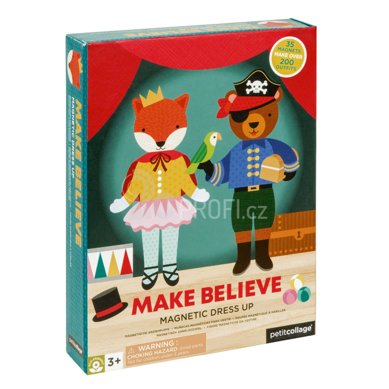 Petit Collage Magnetické puzzle zvířátka