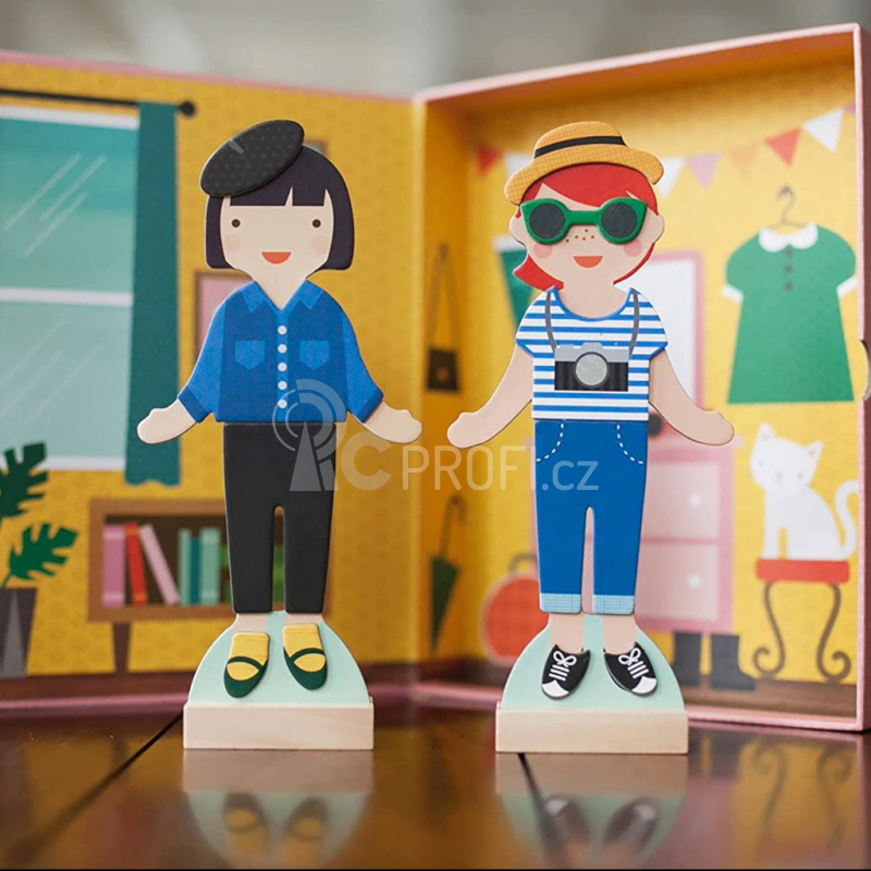 Petitcollage Magnetické puzzle - Nejlepší kamarádky poškozený obal