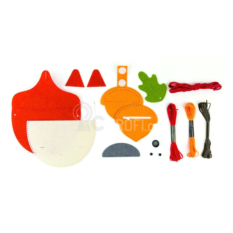 Petitcollage Ušij si kabelku liška -  lehce promáčknutá krabička