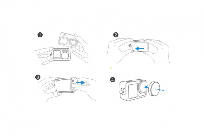 PGYTECH OSMO ACTION 3 Silikonový obal s popruh (P-32C-030)
