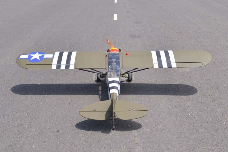 RC letadlo Piper L-4 Grasshopper 1/5 2,29m