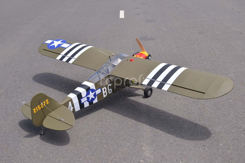 RC letadlo Piper L-4 Grasshopper 1/5 2,29m