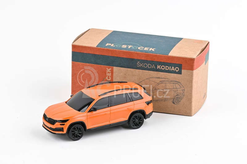 Abrex Plasťáček Škoda Kodiaq FL 1:43 - Oranžová