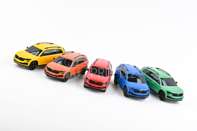 Abrex Plasťáček Škoda Kodiaq FL 1:43 - Oranžová