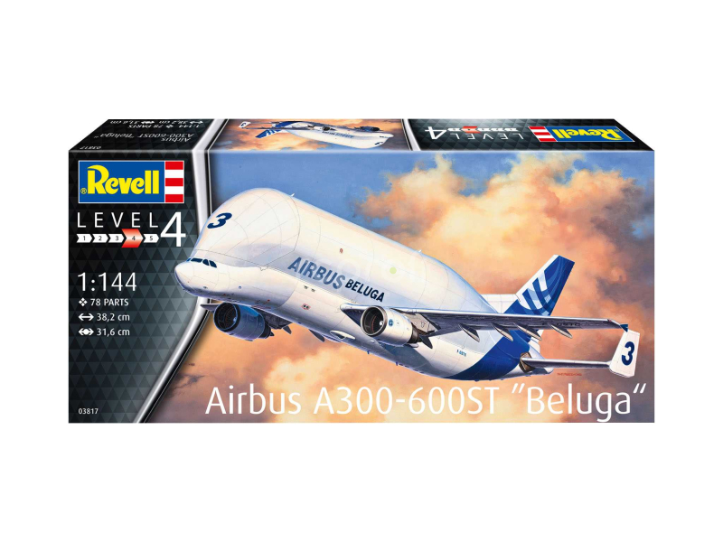 Plastic ModelKit letadlo 03817 - Airbus A300-600ST 