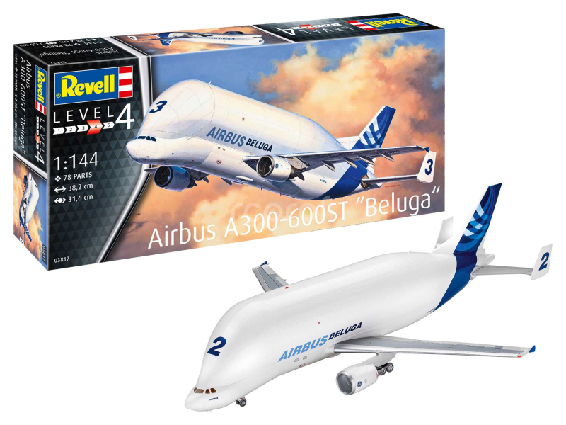 Plastic ModelKit letadlo 03817 - Airbus A300-600ST 