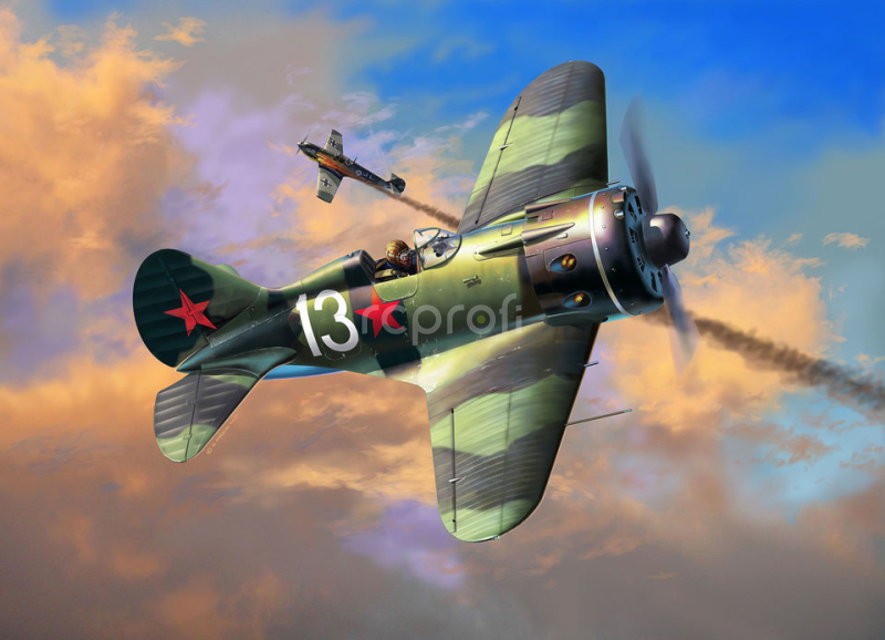 Plastic ModelKit letadlo 03914 - Polikarpov I-16 type 24 Rata (1:32)