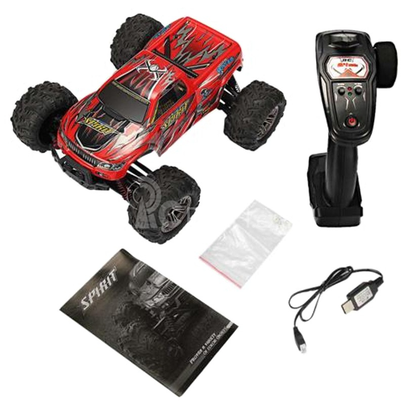 RC auto 9130X Remote monster, červená