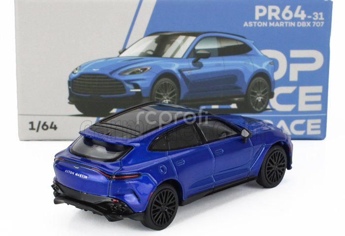 Pop-race-limited Aston martin Dbx 707 2019 1:64 Blue