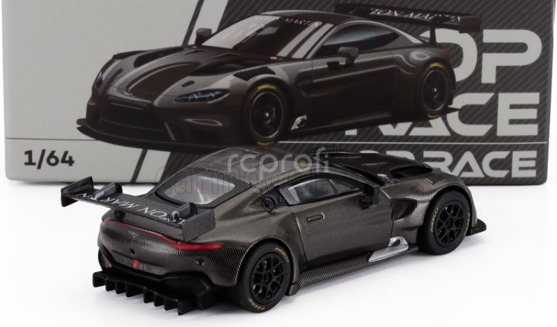 Pop-race-limited Aston martin Vantage Gt3 2023 1:64 Černý Karbon