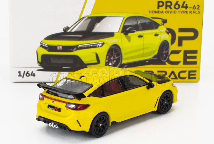 Pop-race-limited Honda Civic Type-r (fl5) 2020 1:64 Žlutá