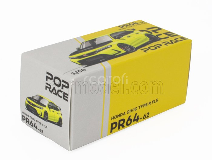 Pop-race-limited Honda Civic Type-r (fl5) 2020 1:64 Žlutá