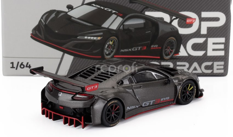 Pop-race-limited Honda Nsx Gt3 Evo22  2022 1:64 Grey
