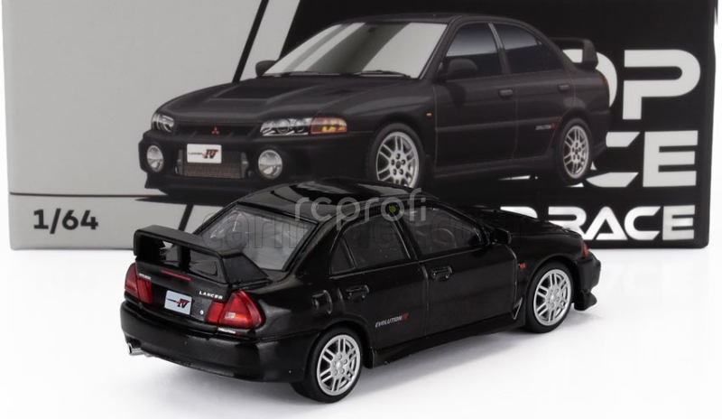 Pop-race-limited Mitsubishi Lancer Evolution Iv 1997 1:64 Black