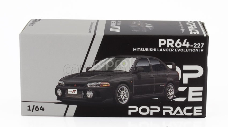 Pop-race-limited Mitsubishi Lancer Evolution Iv 1997 1:64 Black