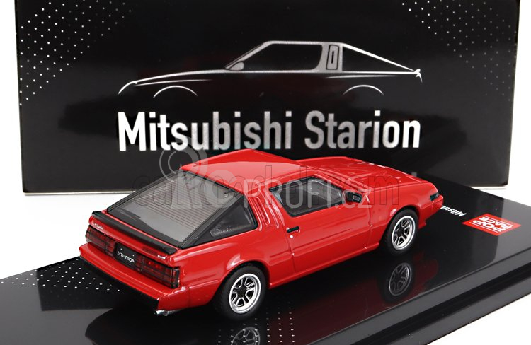 Pop-race-limited Mitsubishi Starion With Driver Figure 1988 1:64 Red