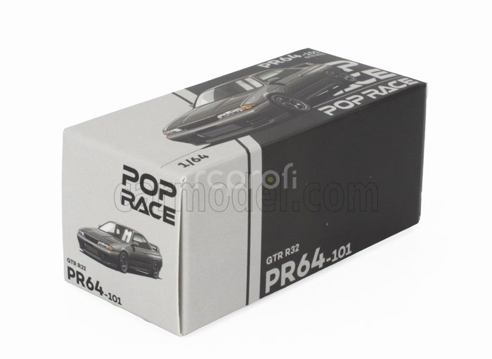 Pop-race-limited Nissan Skyline Gt-r (r32) 1989 1:64 Grey