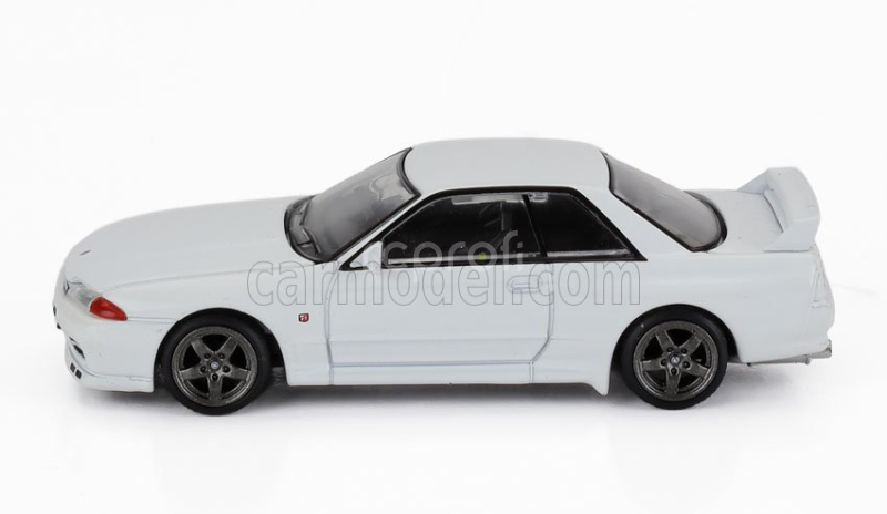 Pop-race-limited Nissan Skyline Gt-r (r32) Coupe 1989 1:64 Bílá