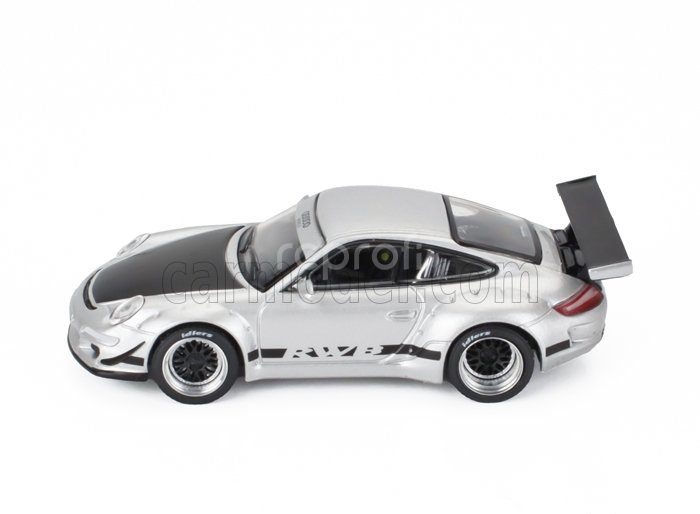 Pop-race-limited Porsche 911 997 Rwb Coupe 2007 1:64 Stříbrná Černá