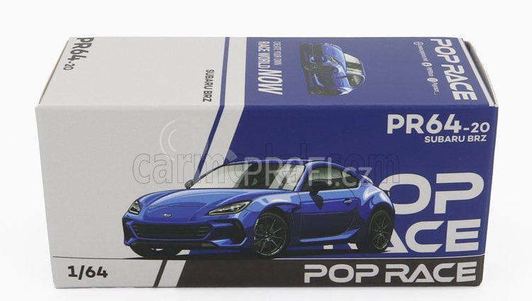 Pop-race-limited Subaru Brz 2022 1:64 Blue