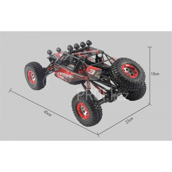 RC auto buggy Eagle 3 RTR 4WD 1:12, červená