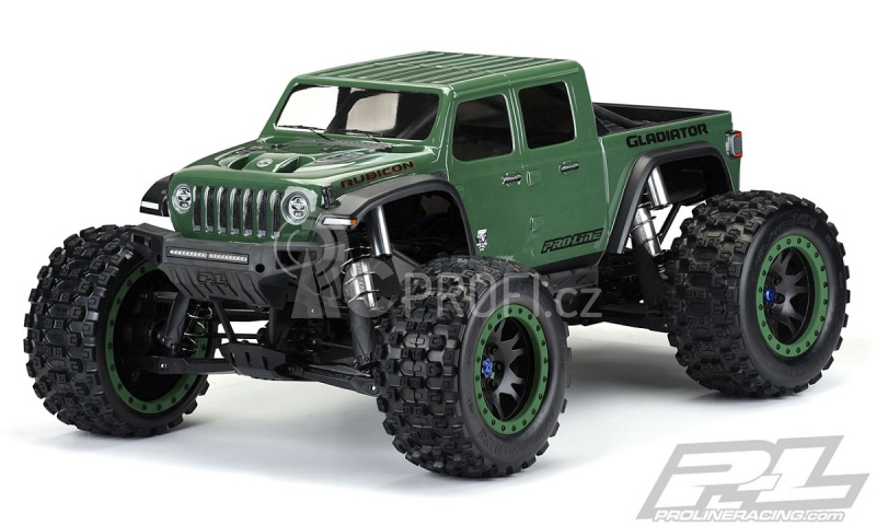 Předříznutá JEEP Gladiator Rubicon čirá karoserie pro X-MAXX