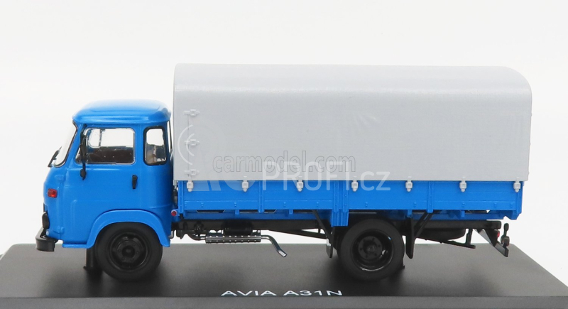 Premium classixxs Avia A31n Truck Telonato (base Saviem) 1986 1:43 Modrá Šedá