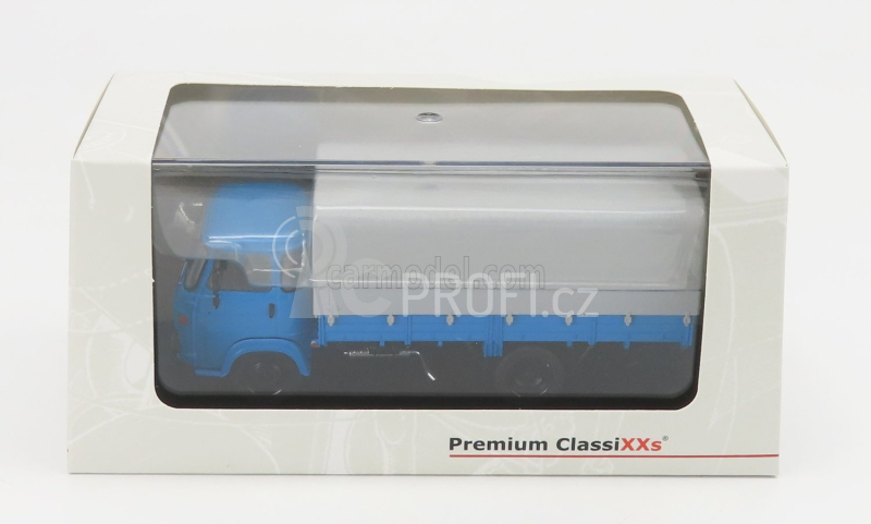 Premium classixxs Avia A31n Truck Telonato (base Saviem) 1986 1:43 Modrá Šedá
