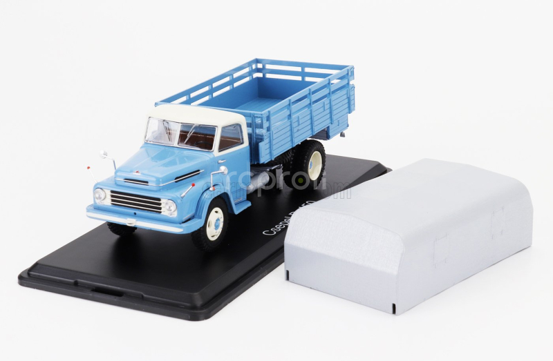Premium classixxs Csepel D445 Truck Telonato 2-assi 1963 1:43 Světle Modrá Šedá