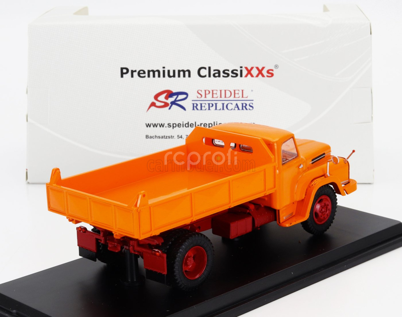 Premium classixxs Csepel D450b Truck Cassone Ribaltabile 2-assi 1965 1:43 Orange
