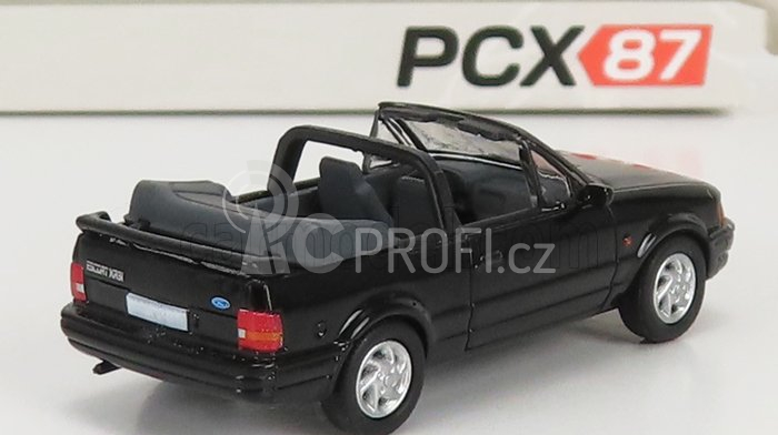 Premium classixxs Ford england Escort Mkiv Cabriolet Open 1986 1:87 Black