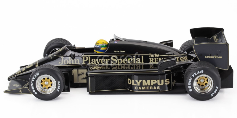 Premium-x Lotus F1  97t Renault Turbo N 12 Winner Portugal Gp 1985 Ayrton Senna 1:18 Černé Zlato