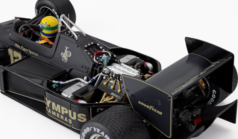 Premium-x Lotus F1  97t Renault Turbo N 12 Winner Portugal Gp 1985 Ayrton Senna 1:18 Černé Zlato