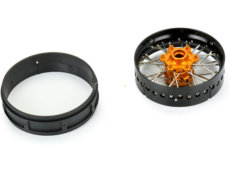 Pro-Line disk přední Pro-Spec V2 Bead, hliník, černý/zlatý: Promoto-SM