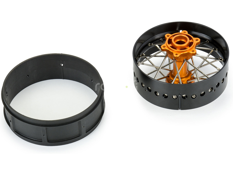 Pro-Line disk zadní Pro-Spec V2 Bead, hliník, černý/zlatý: Promoto-SM