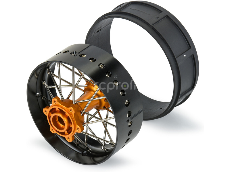 Pro-Line disk zadní Pro-Spec V2 Bead, hliník, černý/zlatý: Promoto-SM