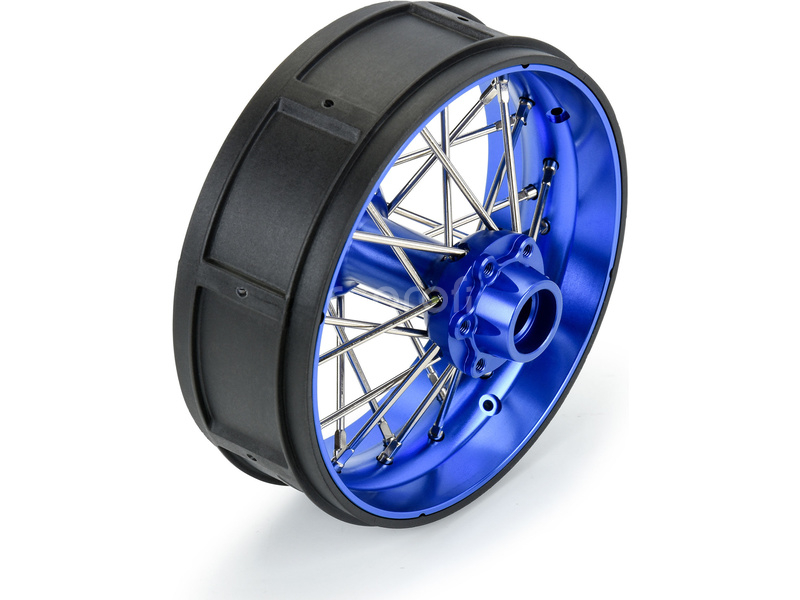 Pro-Line disk zadní Pro-Spec V2 Bead, hliník, modrý/modrý: Promoto-SM