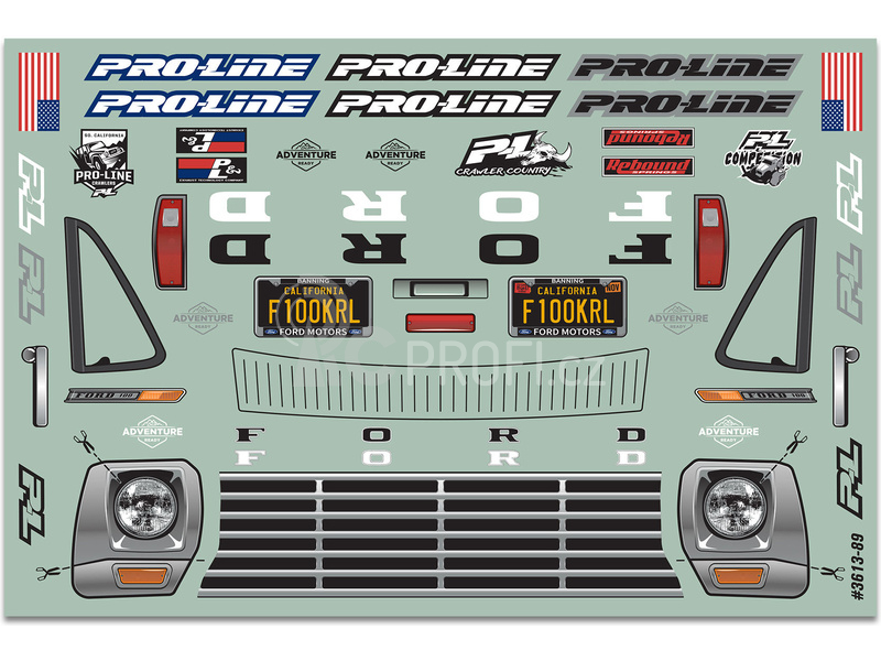 Pro-Line karosérie 1:10 1967 Ford F-100 nenabarvená (rozvor 313mm)